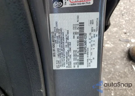2011 Ford Fusion Hybrid z USA, uszkodzony, nr VIN 3FADP0L36BR143207